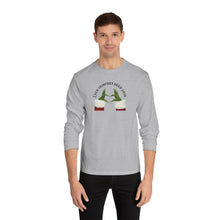Load image into Gallery viewer, Grinch Long Sleeve T-Shirt, Christmas Graphic Tee, Holiday Apparel, Festive Top, Xmas Shirt for Men and Women
