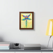 Load image into Gallery viewer, Framed Poster, Dragonfly
