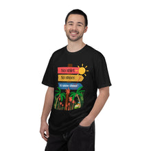 Load image into Gallery viewer, No Shirt No Shoes No Snow Shovel T-Shirt — Tropical Vacation Beach Tee
