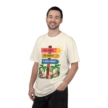 Load image into Gallery viewer, No Shirt No Shoes No Snow Shovel T-Shirt — Tropical Vacation Beach Tee
