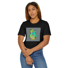 Load image into Gallery viewer, Electric Guitar Art T-Shirt — Colorful Retro Music Tee
