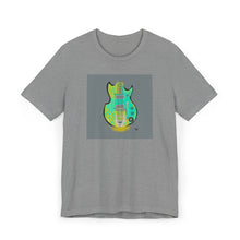 Load image into Gallery viewer, Electric Guitar Art T-Shirt — Colorful Retro Music Tee
