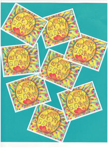 You Are My Sunshine Stickers 3 Pack