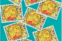 Load image into Gallery viewer, You Are My Sunshine Stickers 3 Pack
