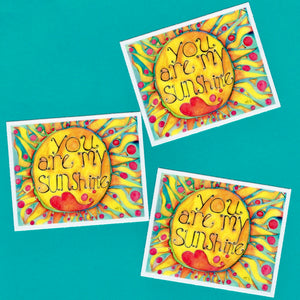 You Are My Sunshine Stickers 3 Pack